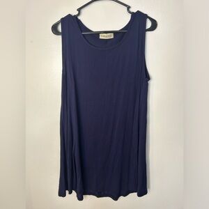 Larace Navy Blue Tank Top